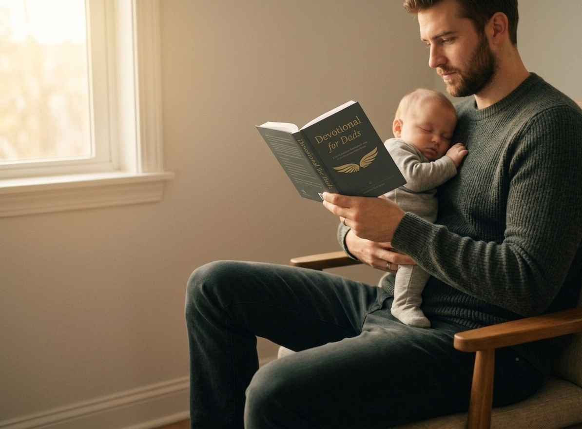 Dad with newborn