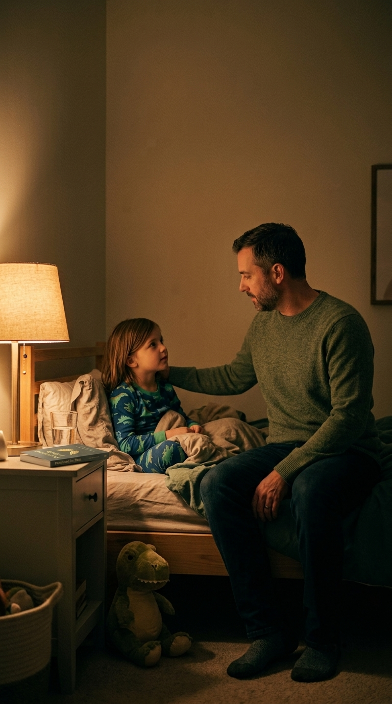 Dad with kids