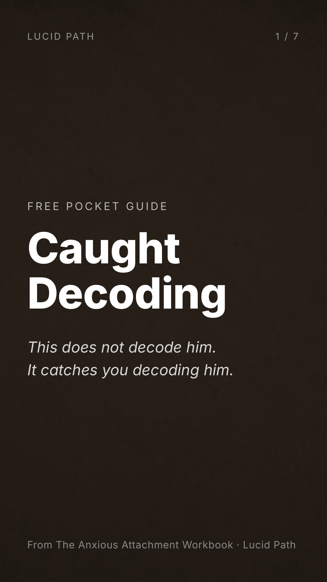Caught Decoding — cover